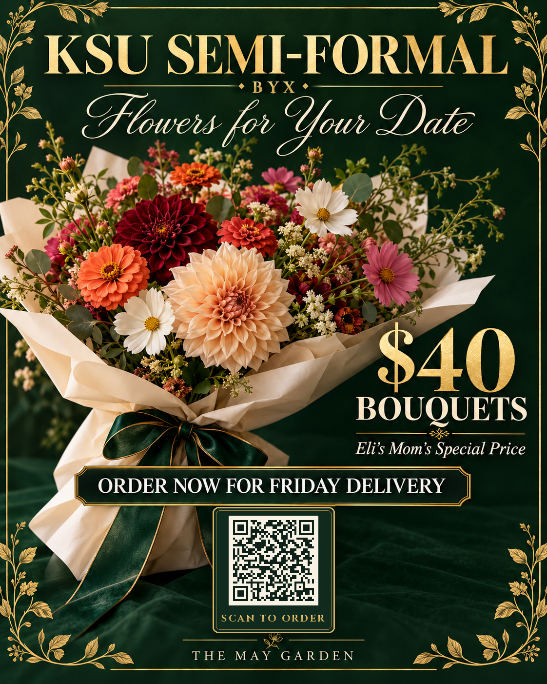 Semi-Formal Bouquet for Your Date